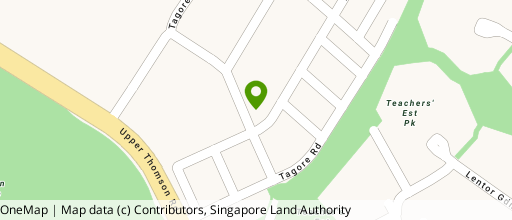 Map showing the location of DF Building