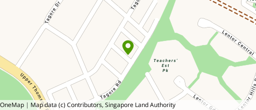 Map showing the location of 118 @ TAGORE