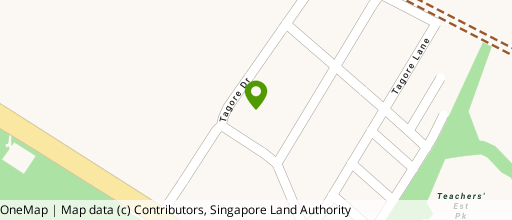 Map showing the location of Tagore Building