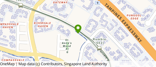 Map showing the location of Rivervale Mall