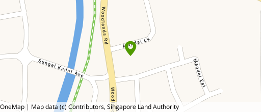 Map showing the location of Mandai Connection