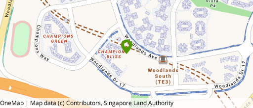 Map showing the location of ACE The Place Community Club