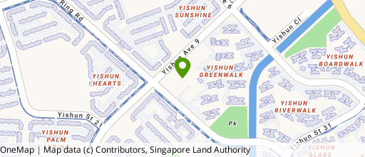 Map showing the location of Junction Nine