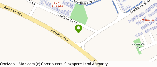 Map showing the location of Proxima@Gambas
