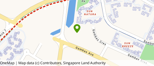 Map showing the location of Ark @ Gambas