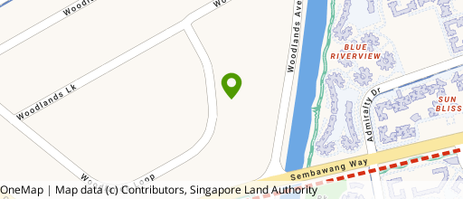 Map showing the location of Advanced Hq