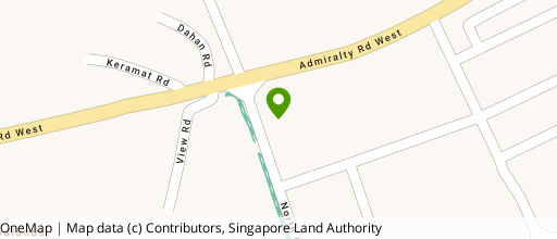 Map showing the location of Harvest @ Woodlands