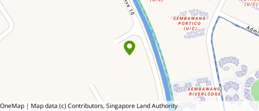 Map showing the location of Woodlands Industrial Xchange